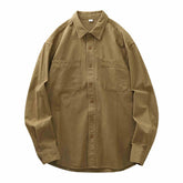 Куртаи куртаи поки пахтаи мардонаи Retro Casual Grey High Sense